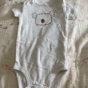 Carter's Light Gray Koala Bodysuit